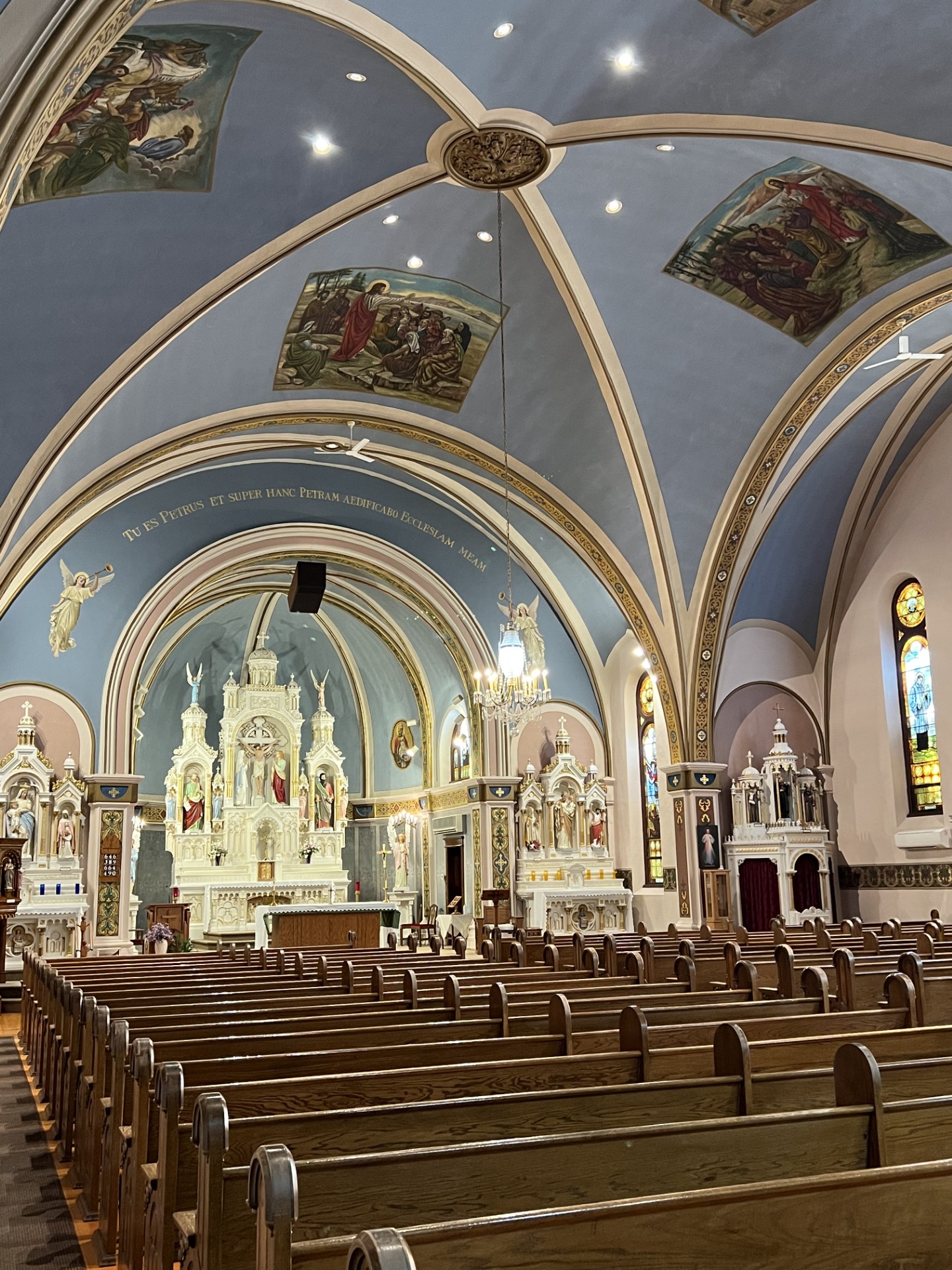 inside of the Saints Peter and Paul Church